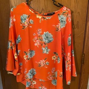 Papermoon brand blouse. Floral. Medium.